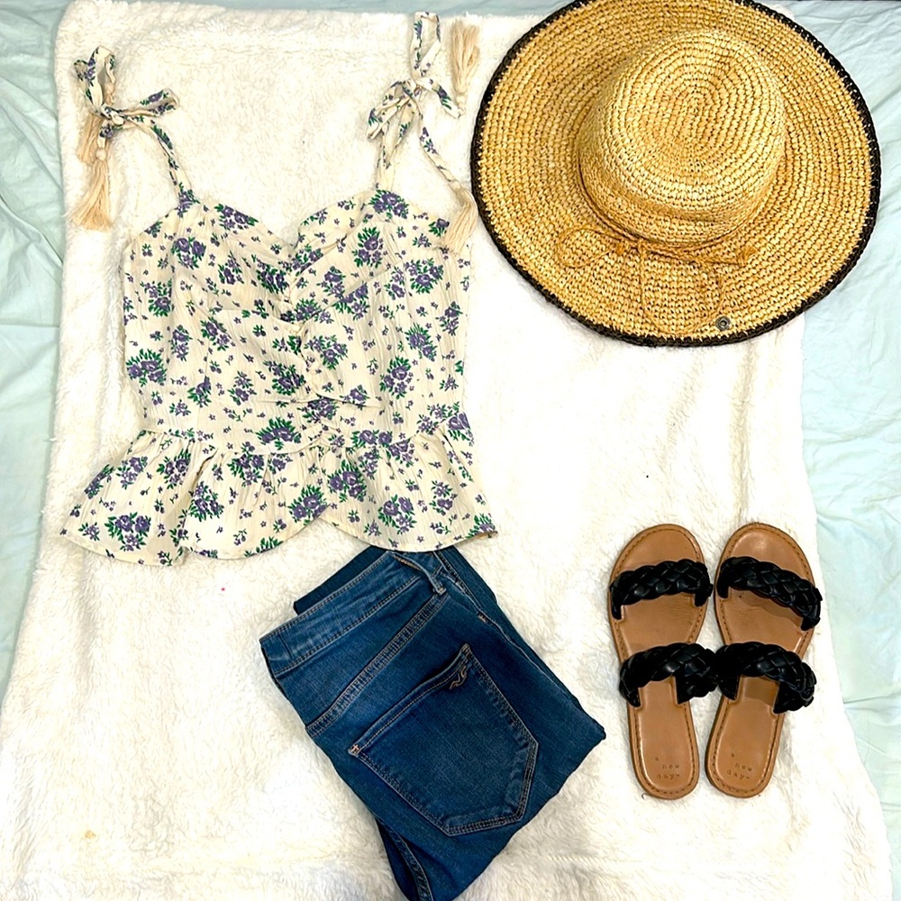 Floral summer top